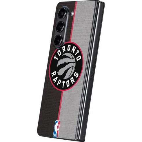 NBA Toronto Raptors Split Canvas Galaxy Z Fold5 5G Skin